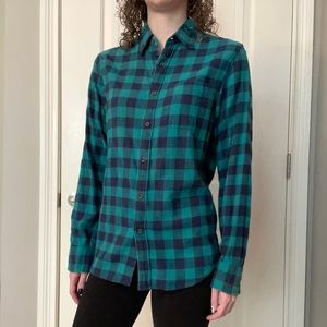 J.Crew Factory men’s button down long sleeve flannel shirt